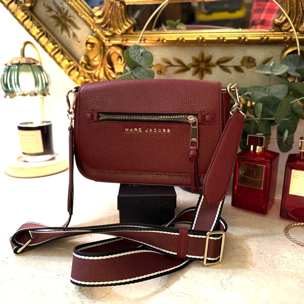 Marc Jacobs Burgundy Crossbody Bag
